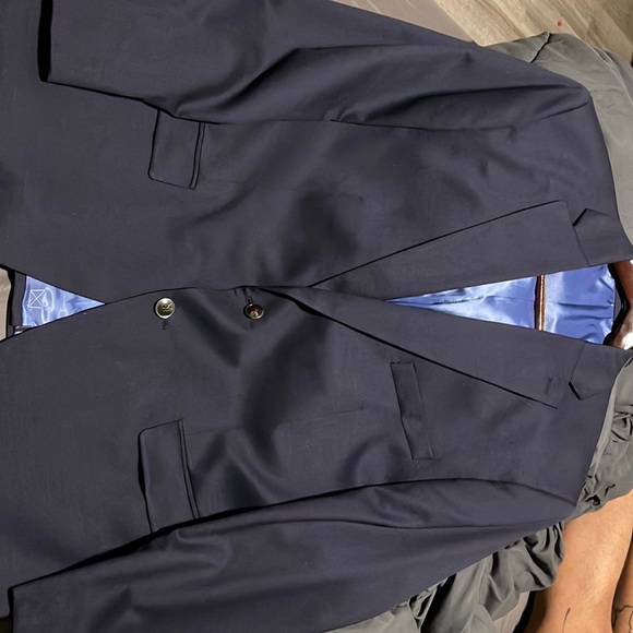 Hart Schaffner Marx Classic Fit Luxe Navy Blazer